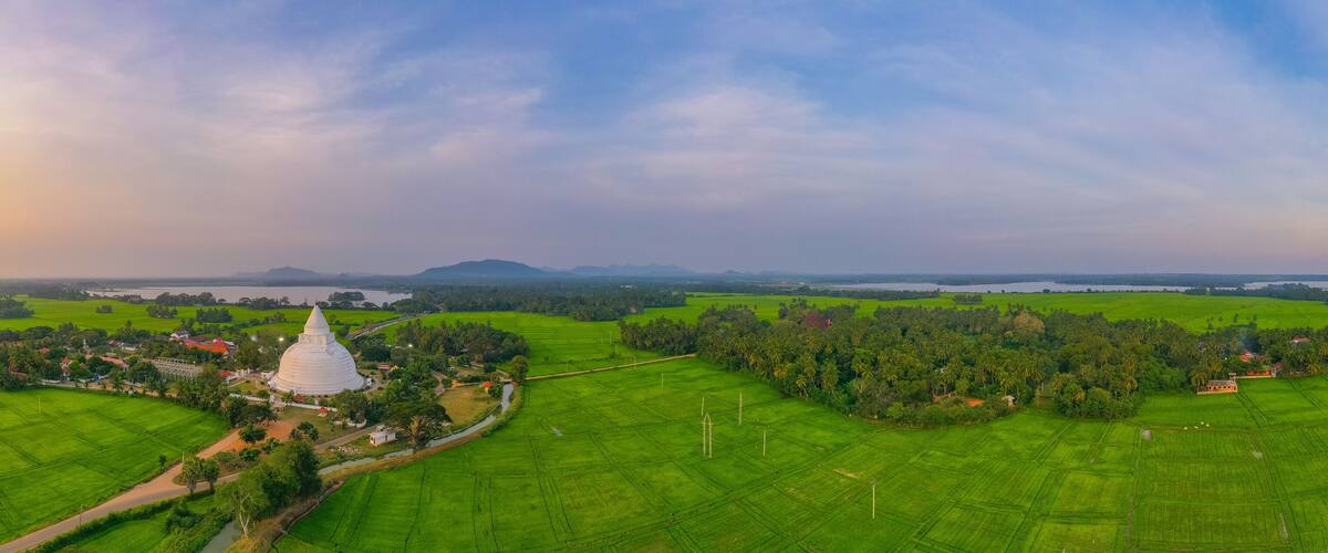 Tissamaharama Stupa at Sri Lanka