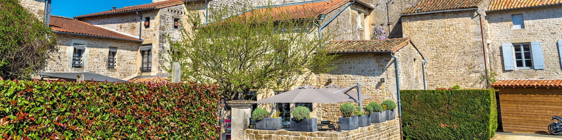 The Royal Abbey Notre-Dame of Celles-sur-Belle in France