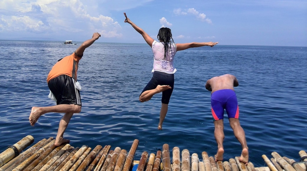 A group of #waterlust creatures who can't get enough of jumps & swims. #EndlessSummer in October.