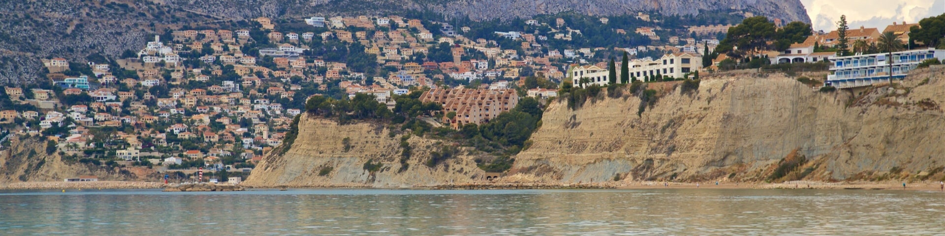 Arenal-Bol Beach featuring a coastal town and general coastal views