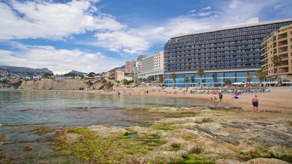 Arenal-Bol Beach showing rugged coastline and general coastal views