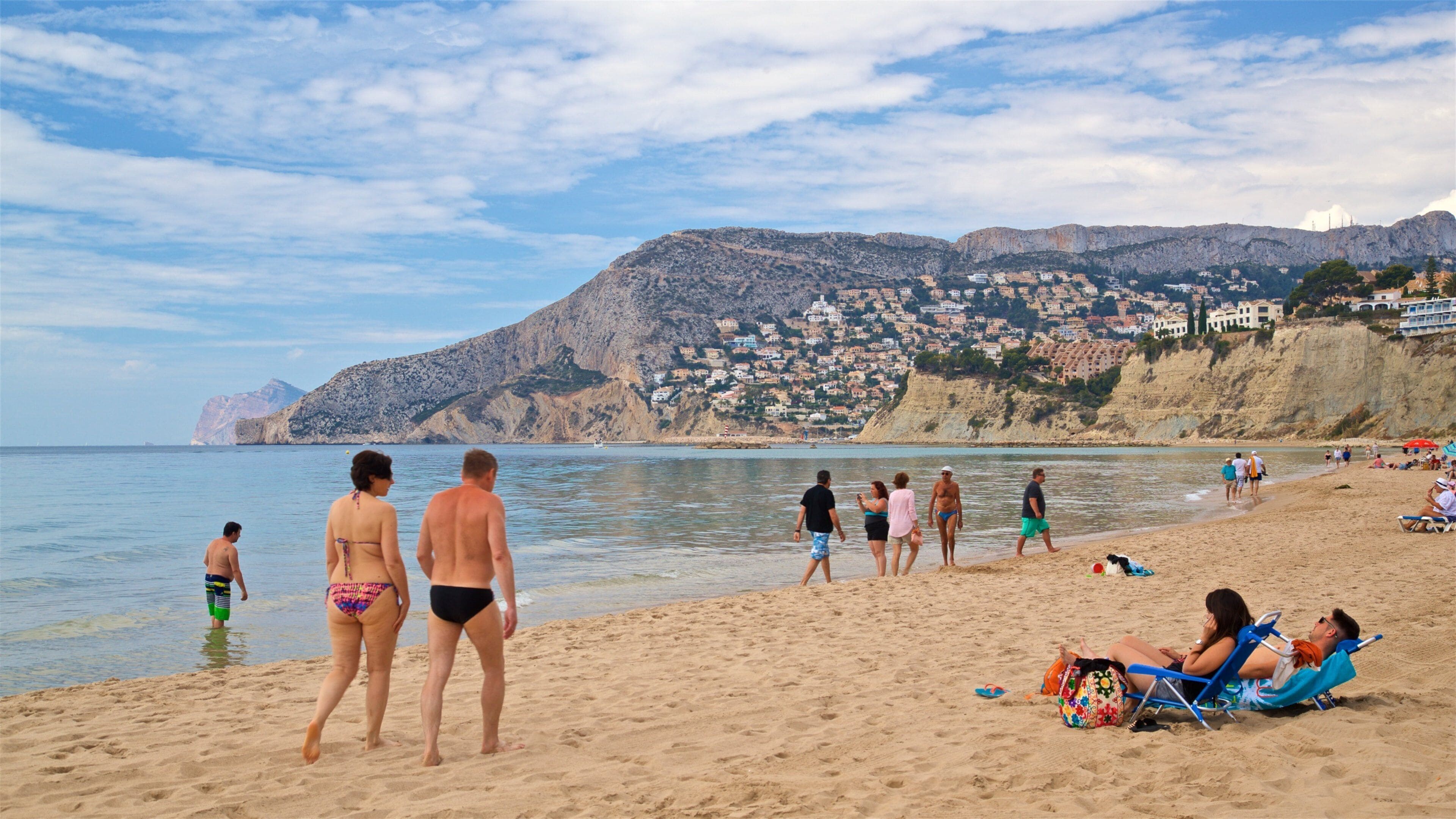 Arenal-Bol Beach featuring a beach and general coastal views as well as a couple