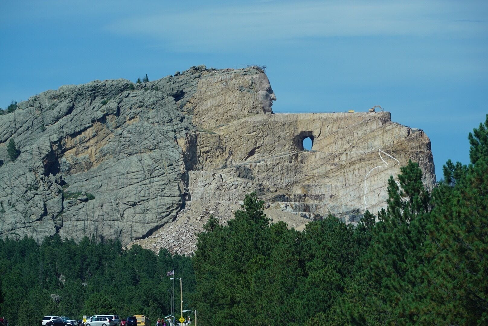 View from the entrance road