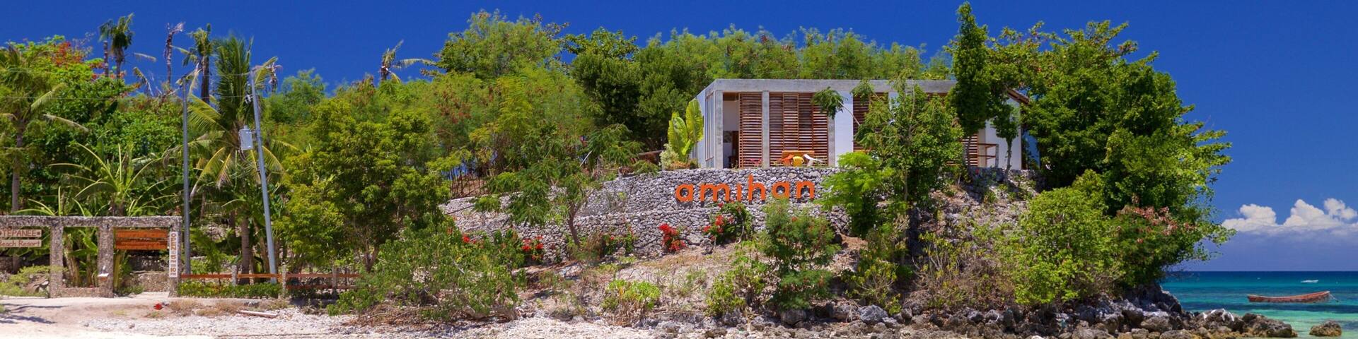 Logon featuring general coastal views and a sandy beach