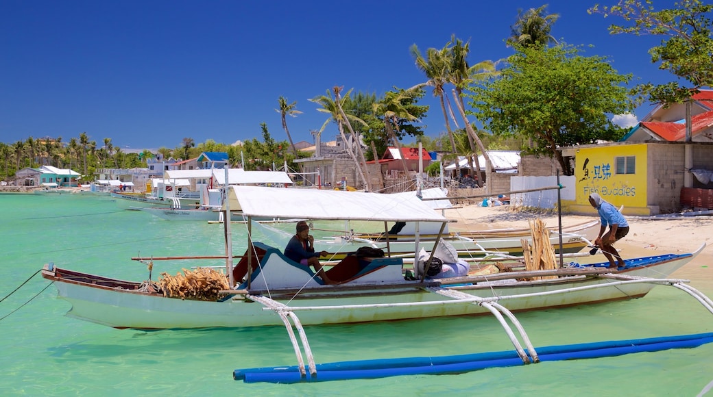 Logon which includes boating and general coastal views