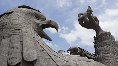 Jatayu earth centre #Jatayu Rock#symbolic of women safety & honour