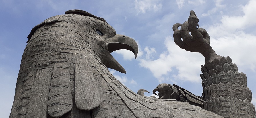 Jatayu earth centre #Jatayu Rock#symbolic of women safety & honour