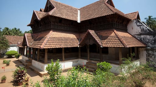The ancient wooden palace Padmanabhapuram of the maharaja in Trivandrum, India