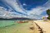 A quick travel by boat from the volcanic island of Camiguin, Mantigue is known not only for its white sandy beaches but is also popular among divers for its rich marine biodiversity. #asia #philippines #camiguin #mantigueisland #island #sea #beach #travel #sky #clouds #nature