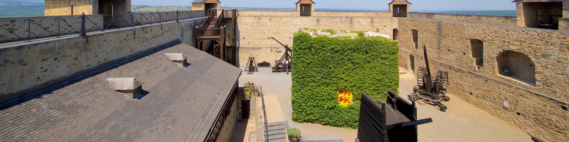 Mauvezin Chateau featuring heritage architecture
