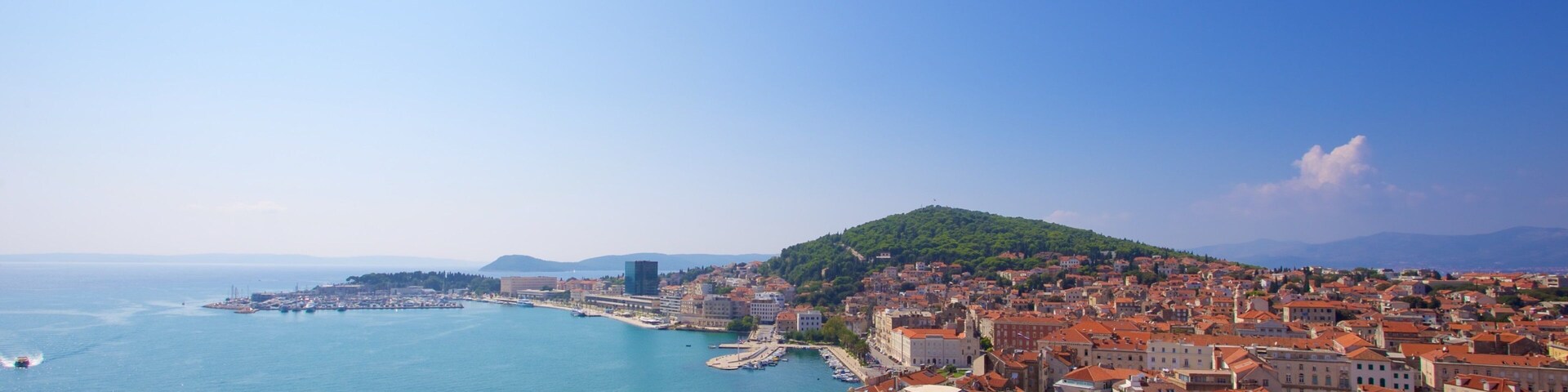 Split Riva featuring landscape views, a city and general coastal views