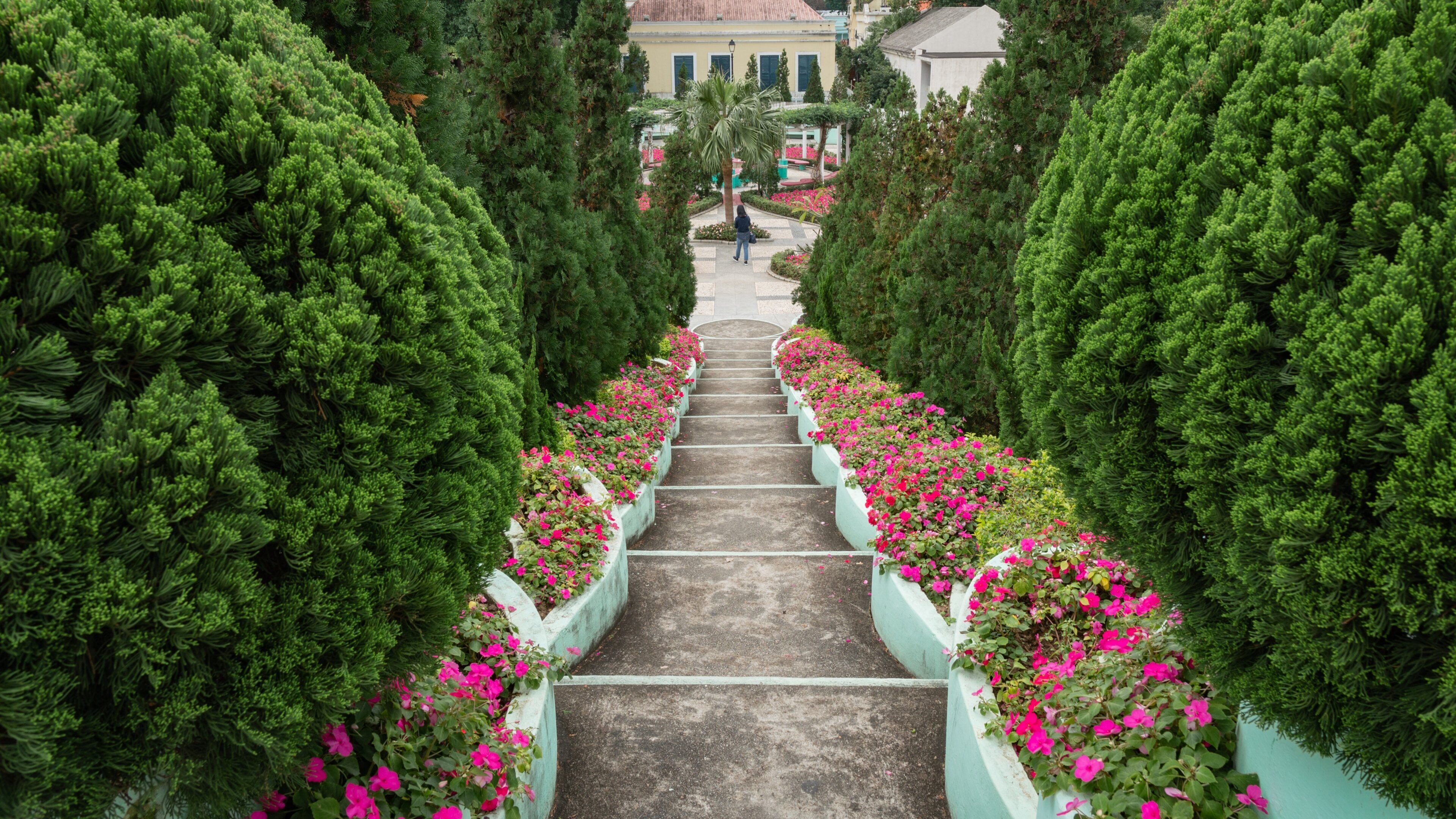 Carmel Garden featuring a park and flowers