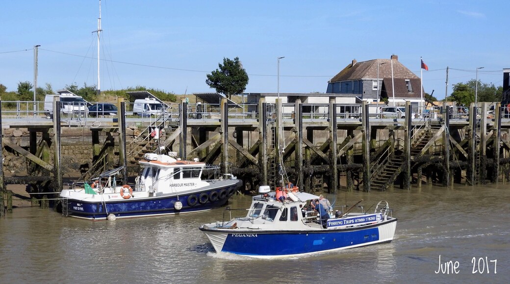 Rye Harbour is a two hundred year old village situated in southeast England. The harbour is also known for the tragedy of the Mary Stanford lifeboat. At 6:45 am on the morning of 15 November 1928, the Mary Stanford from the Rye Harbour RNLI station responded needlessly to a Latvian steamer in distress. The crew of the Mary Stanford did not know that the vessel had already been rescued by another lifeboat and, in heavy rain and seas, all of the seventeen-man crew of the Mary Stanford were drowned. The reason for this is still somewhat contested. The bodies of all but the Coxswain's son, John Head, were found and buried. A memorial service in honour of the Mary Stanford and its crew takes place every year in the village.
#History
