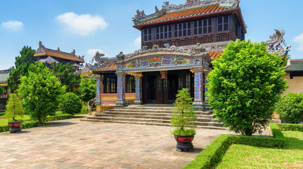 Scenic view of the Royal Library (Thai Binh Lau Pavilion)