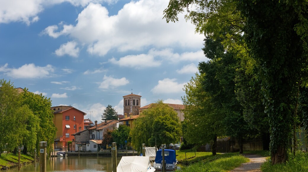 Ausa river in Cervignano del Friuli, Italy