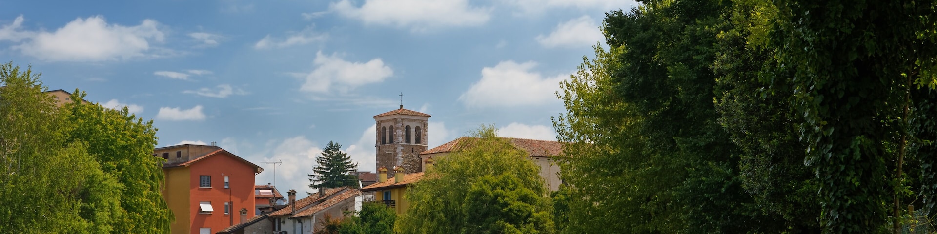 Ausa river in Cervignano del Friuli, Italy