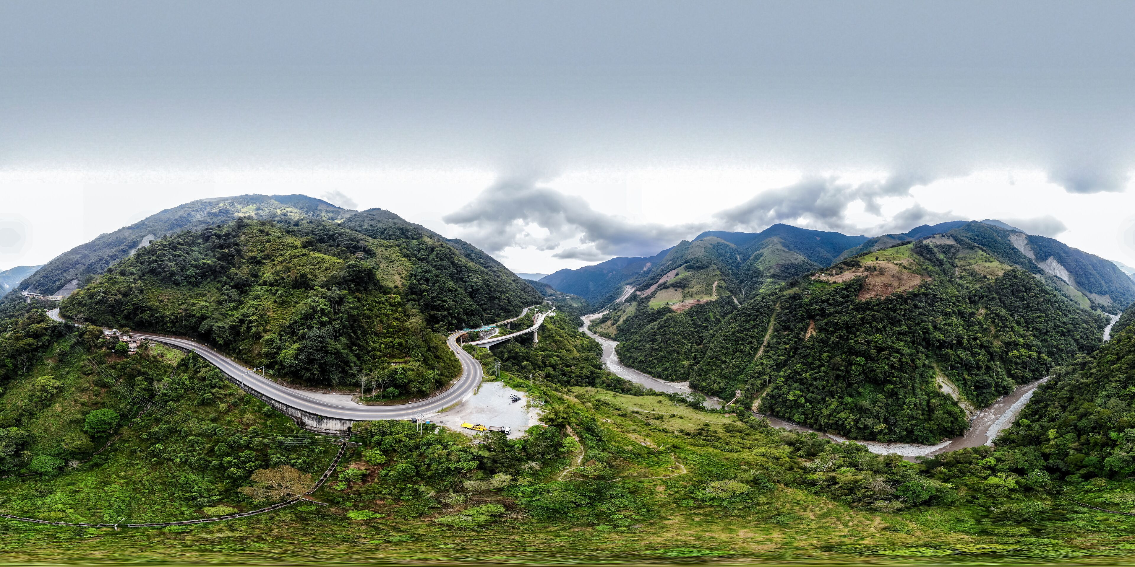 landscapes from the mountains and roads to villavicencio meta