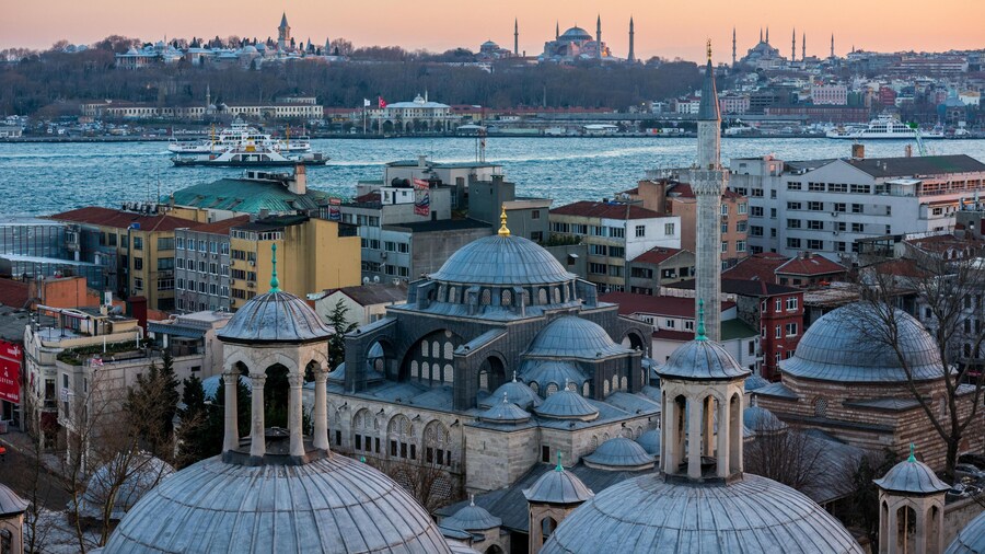 HPGB12 View from Tophane in Istanbul