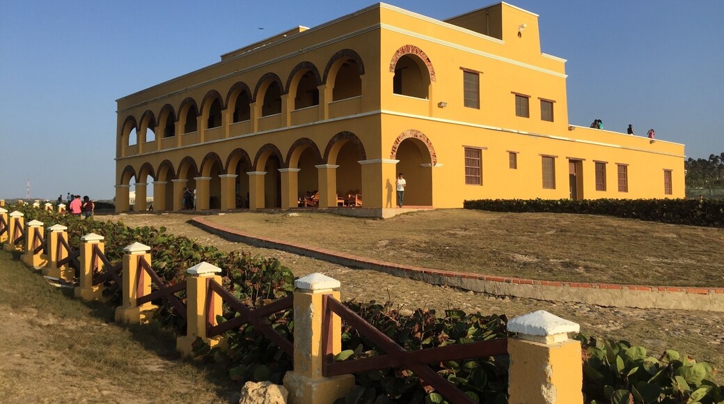 Castillo de Salgar. An strategic place where was controlled the arrival of ships and goods from abroad through the Caribbean Sea. Currently works as a restaurant and venue.