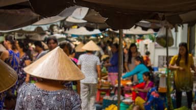 Morning market in Soc Trang Vietnam.