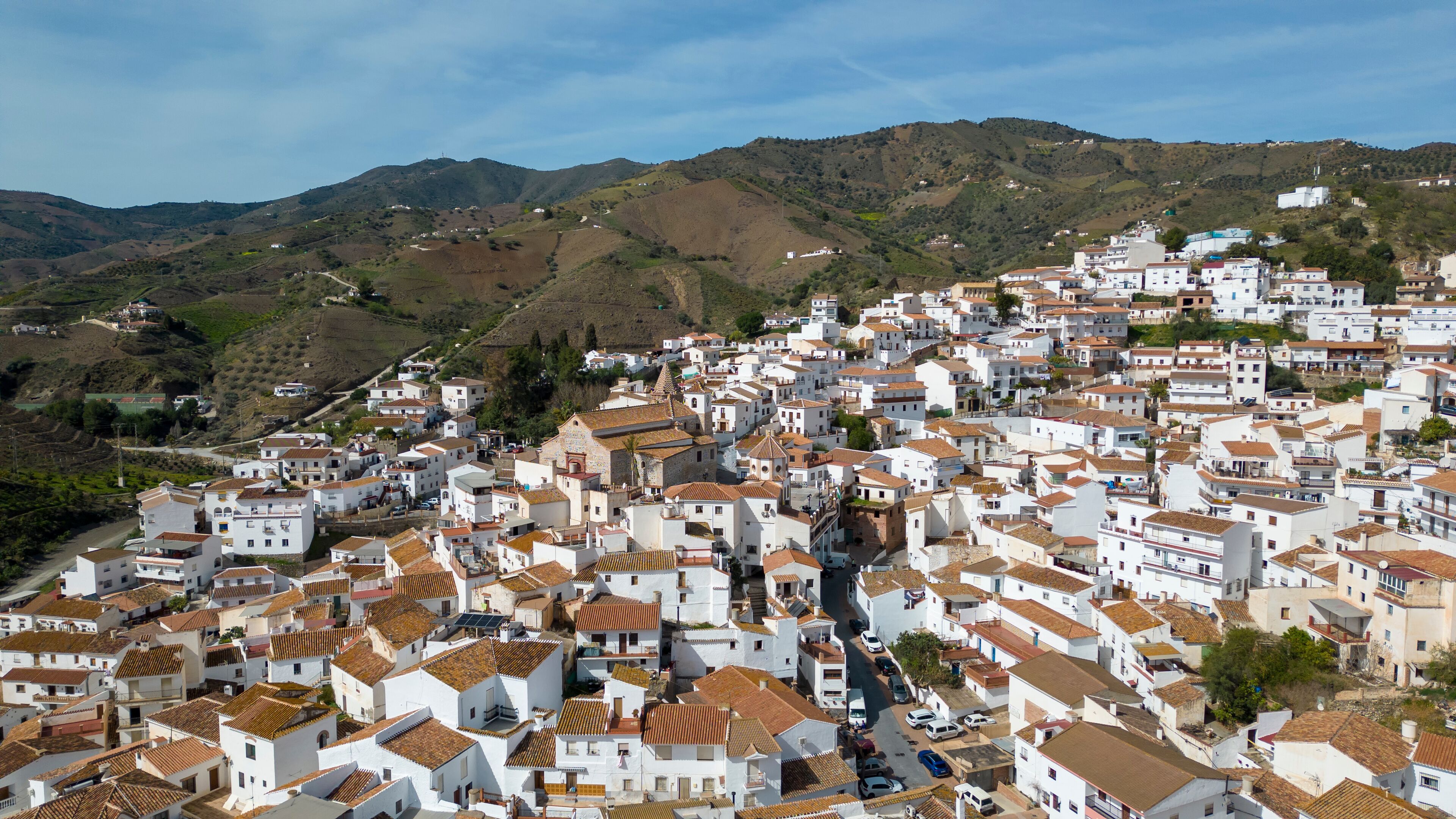 municipio de El Borge en la comarca de la Axarquía de Málaga, España