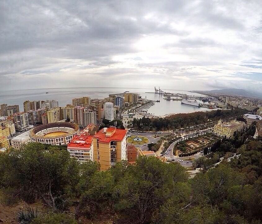Some stunning views of the city of Málaga from the hill at the Alcazabar
#Gopro
