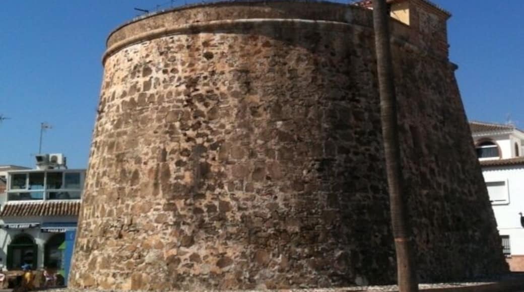The Torre Arabe.
Although just off the main N340 road to the west of Fuengirola, this is an oasis of calm.
Parking is a little fraught but there is a long sandy beach, and plenty of places to eat.