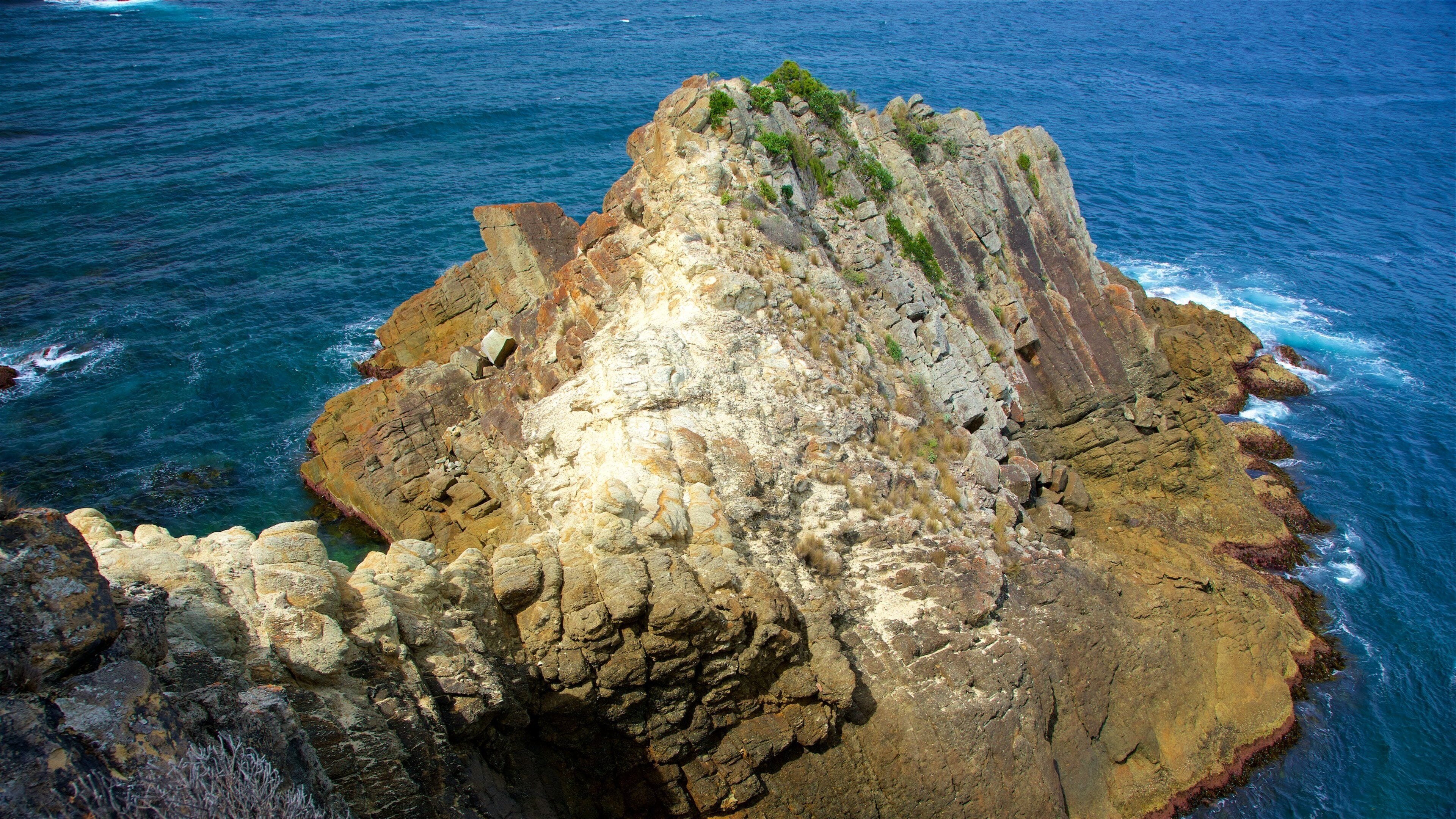 Rotary Park showing rugged coastline