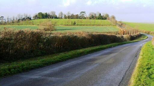 Lushill, Swindon There is an impressive country house hidden away in the wooded area.