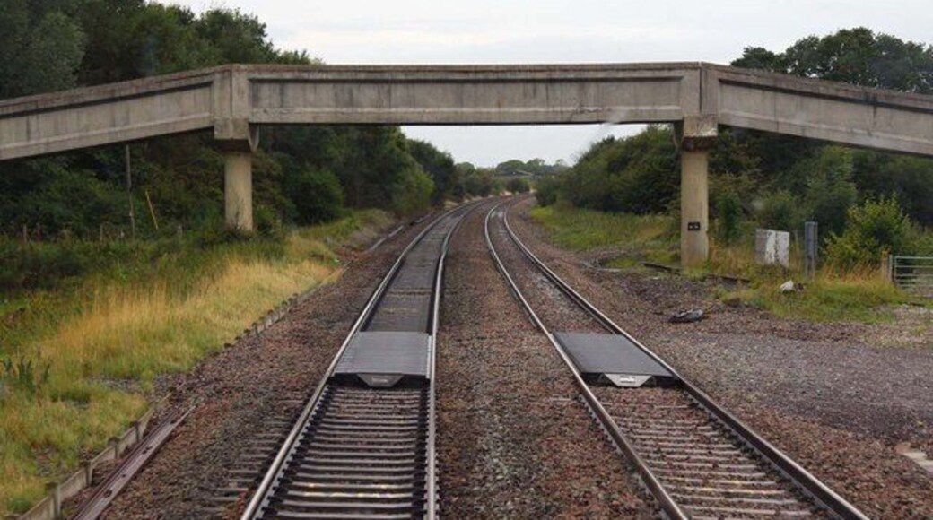 The Great Western Main Line at Ashbury Crossing, Vale of White Horse