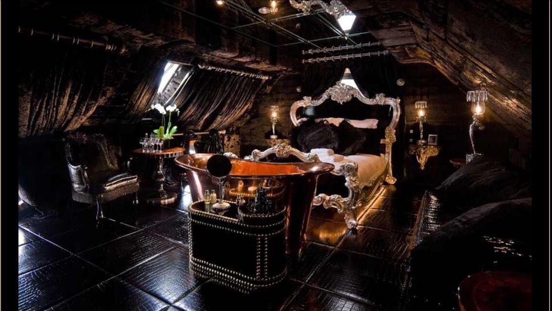 Amazing night at the Crazy Bear! This was our room. Food in the Thai was great!