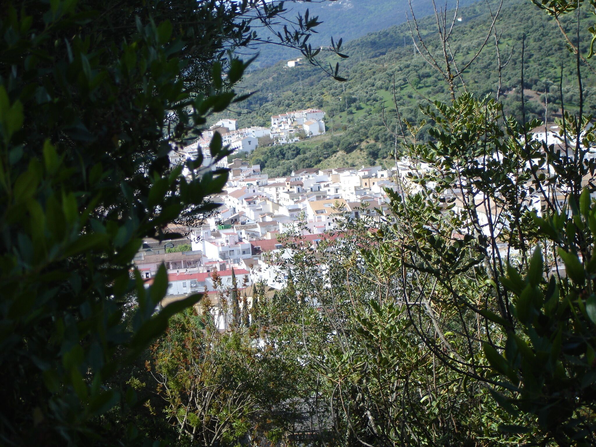 Vista parcial de Ubrique desde la calzada romana