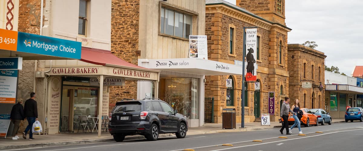 Gawler which includes street scenes and heritage elements