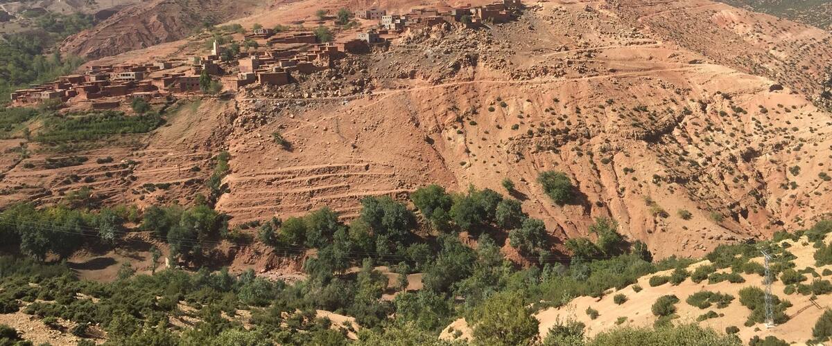 Village in the mountains
