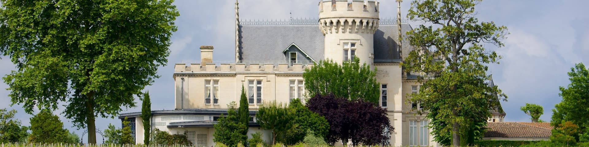 Chateau Pape Clement which includes a castle and heritage elements