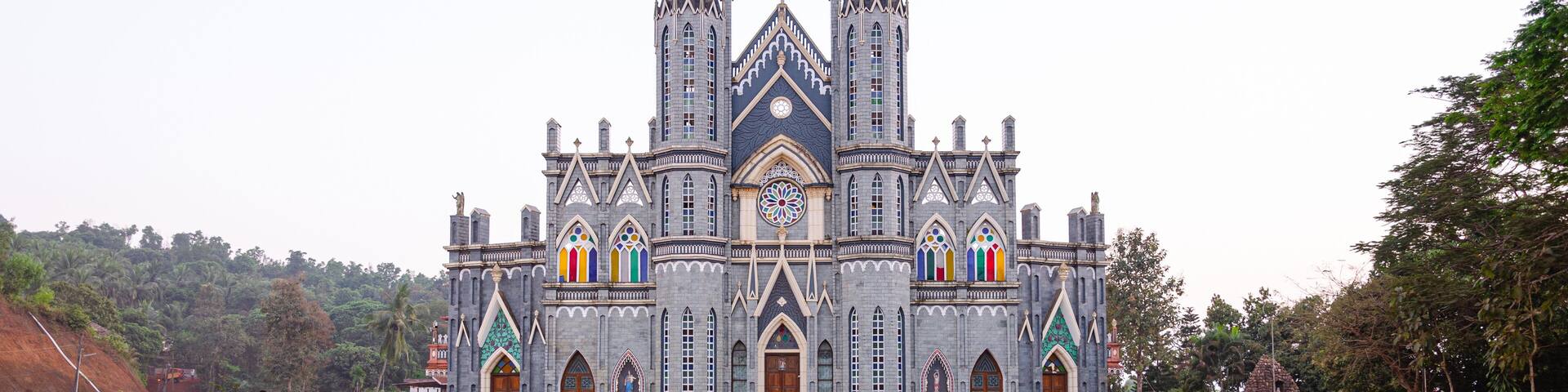 St Lawrence Minor Basilica at Attur, Karkala, Mangalore, Karnataka, India