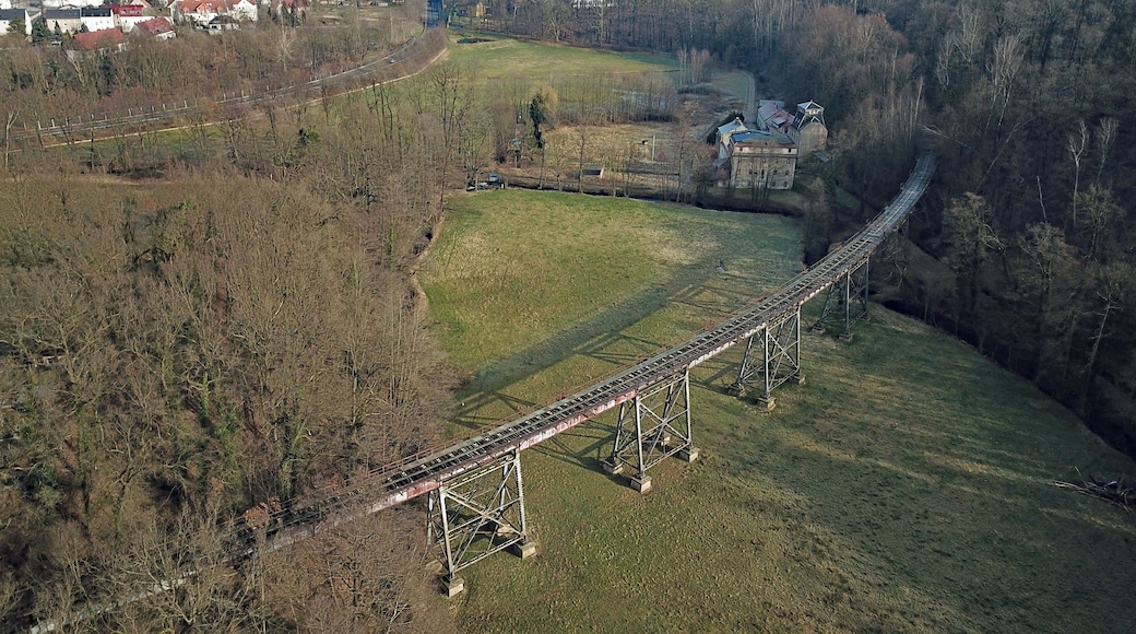 Viaduct Pulsnitztal in KönigsbrĂŒck (Germany, Saxony)
