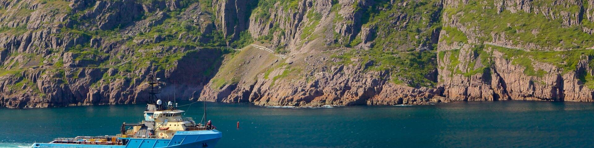 Fort Amherst which includes general coastal views