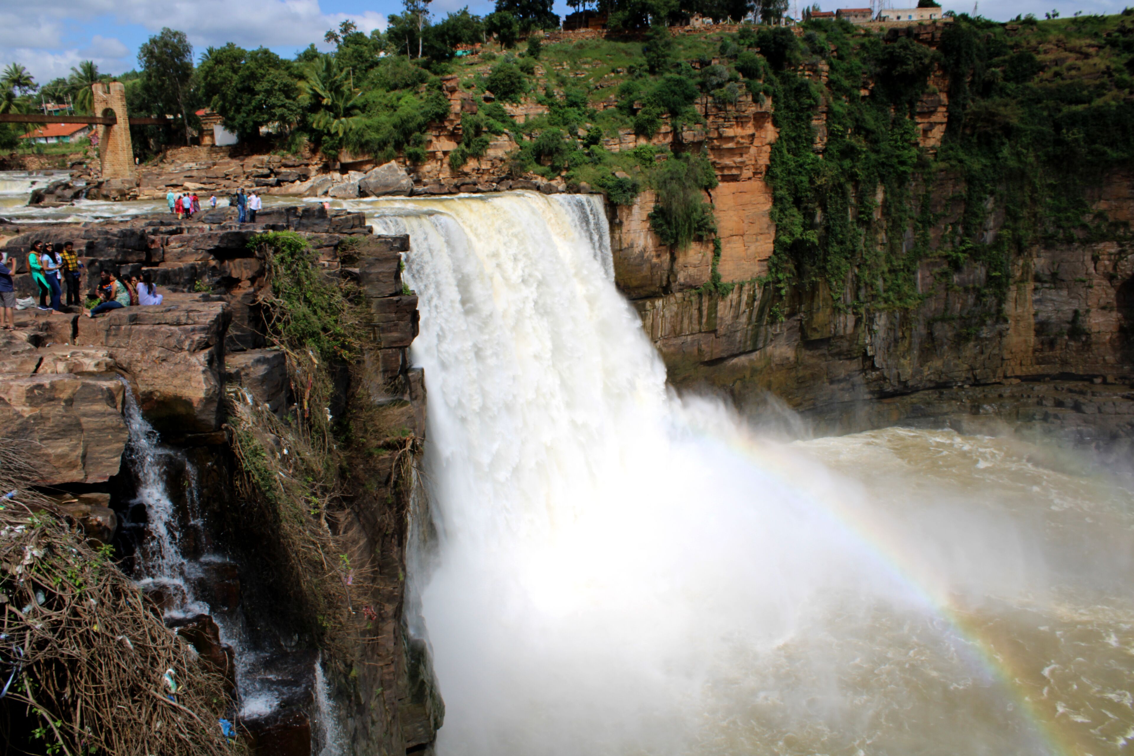 Beautiful view of Gokak Falls.