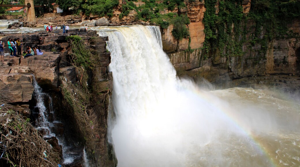 Beautiful view of Gokak Falls.