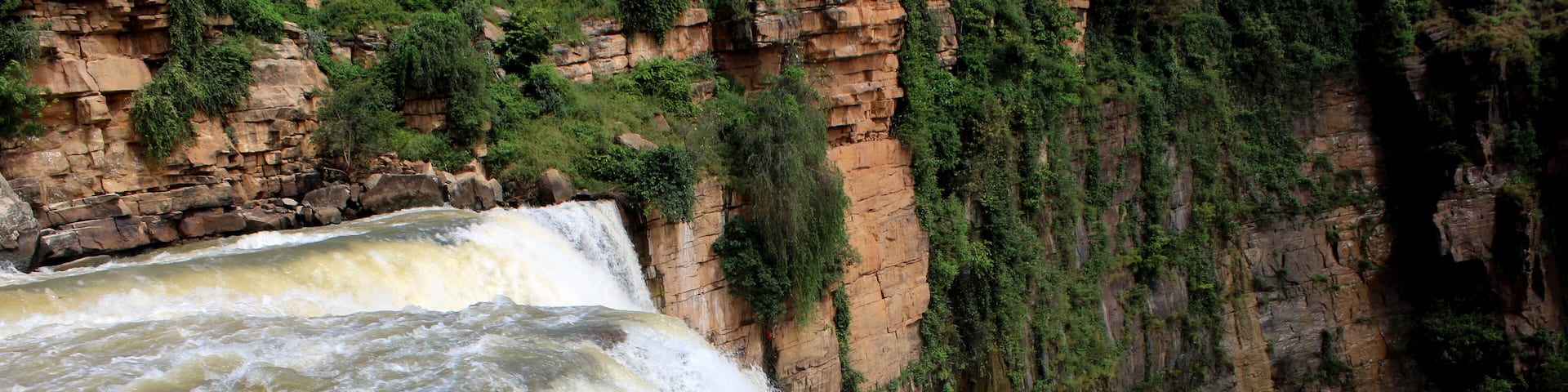 Beautiful view of Gokak Falls.