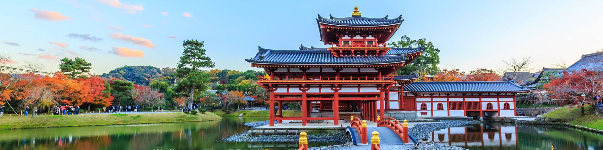 Byodo-In or Byodoin Temple Buddhist temple, Unesco World Heritage Site, Phoenix Hall building, Uji, Kyoto, Japan., Shutterstock ID 763950442, Purchase Order: SP-1506 Go Guides, Order Number: , Client/