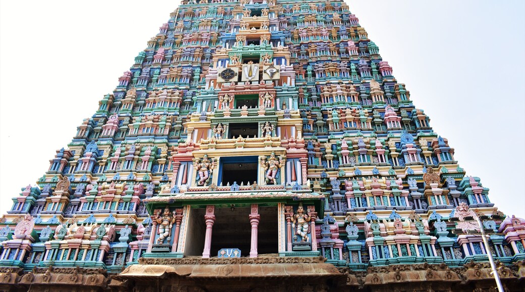 Andal Temple of Srivilliputhur, Tamil Nadu, India- The emblem of Tamil Nadu state government