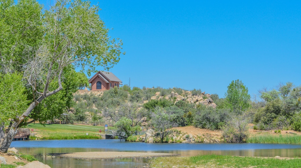 View of Fain Lake in Prescott Valley, Yavapai County, Arizona USA