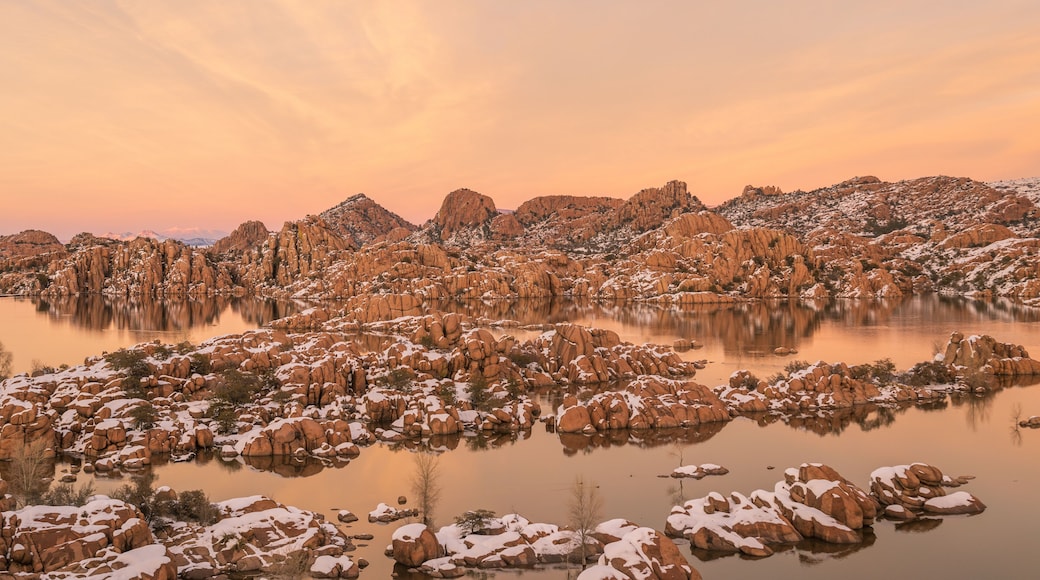 Winter Landscape at Watson Lake Prescott Arizona