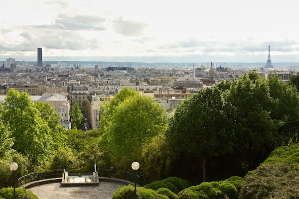 View from Paris's Parc de Belleville