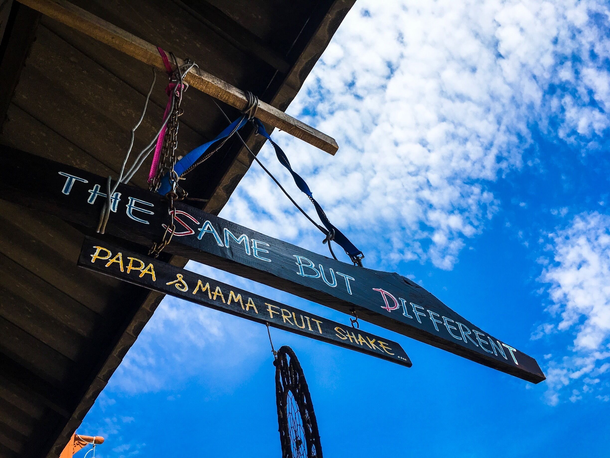 Same same but different. Welcome to Thailand. Ko Lanta