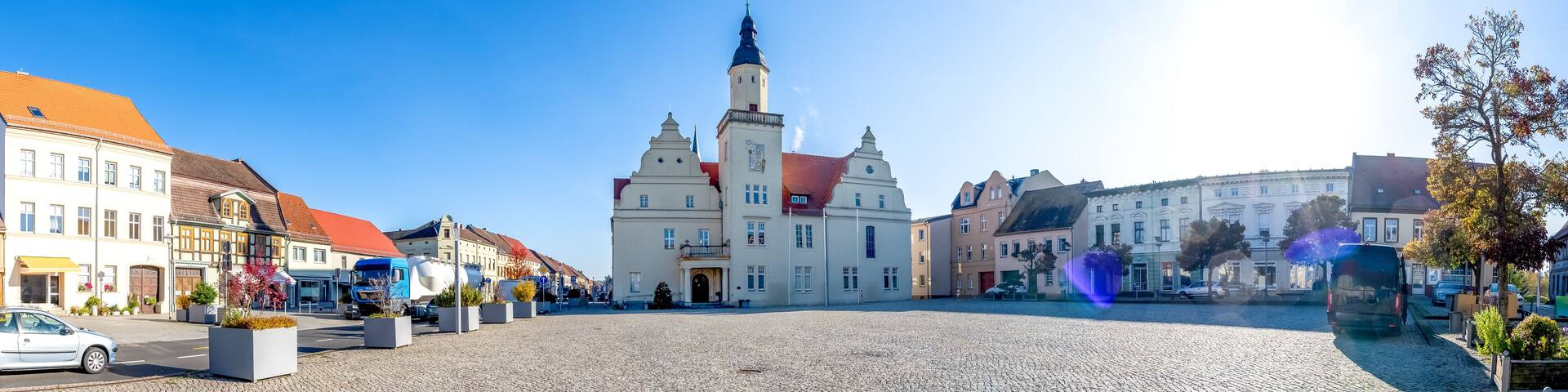 Rathaus, Coswig, Anhalt, Deutschland