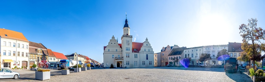 Rathaus, Coswig, Anhalt, Deutschland