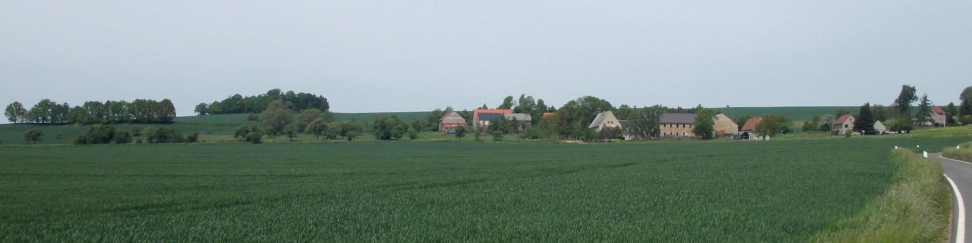 Radewitz (Nossen, Meissen district, Saxony) from the south
